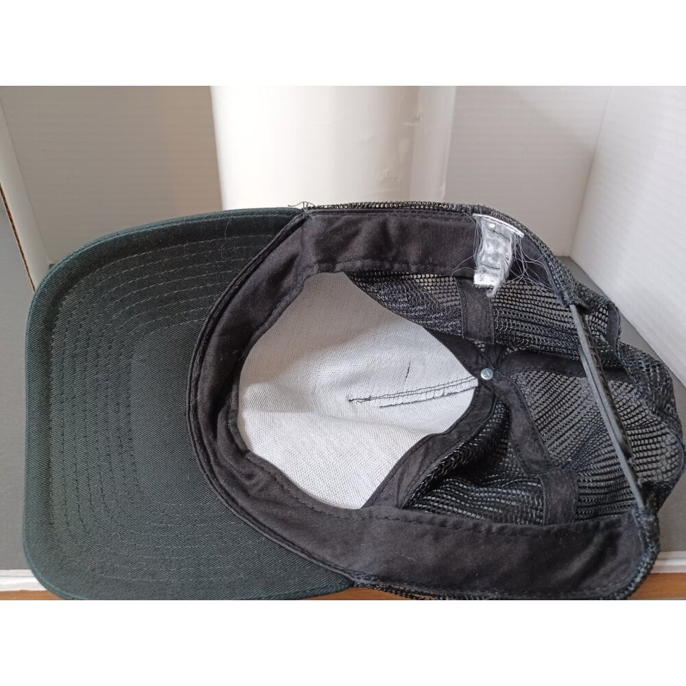Vintage Fisherman's Excuses Black Hat Trucker Mesh Snapback Rope 90s Cap - Picture 8 of 8